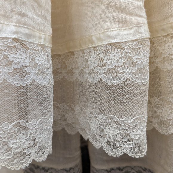 VINTAGE WEDDING - 1970s Vintage Gunne Sax by Jessica McClintock Size 5 Natural - Picture 8 of 15